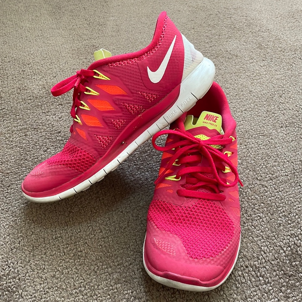 Nike Free 5.0 - red sneakers